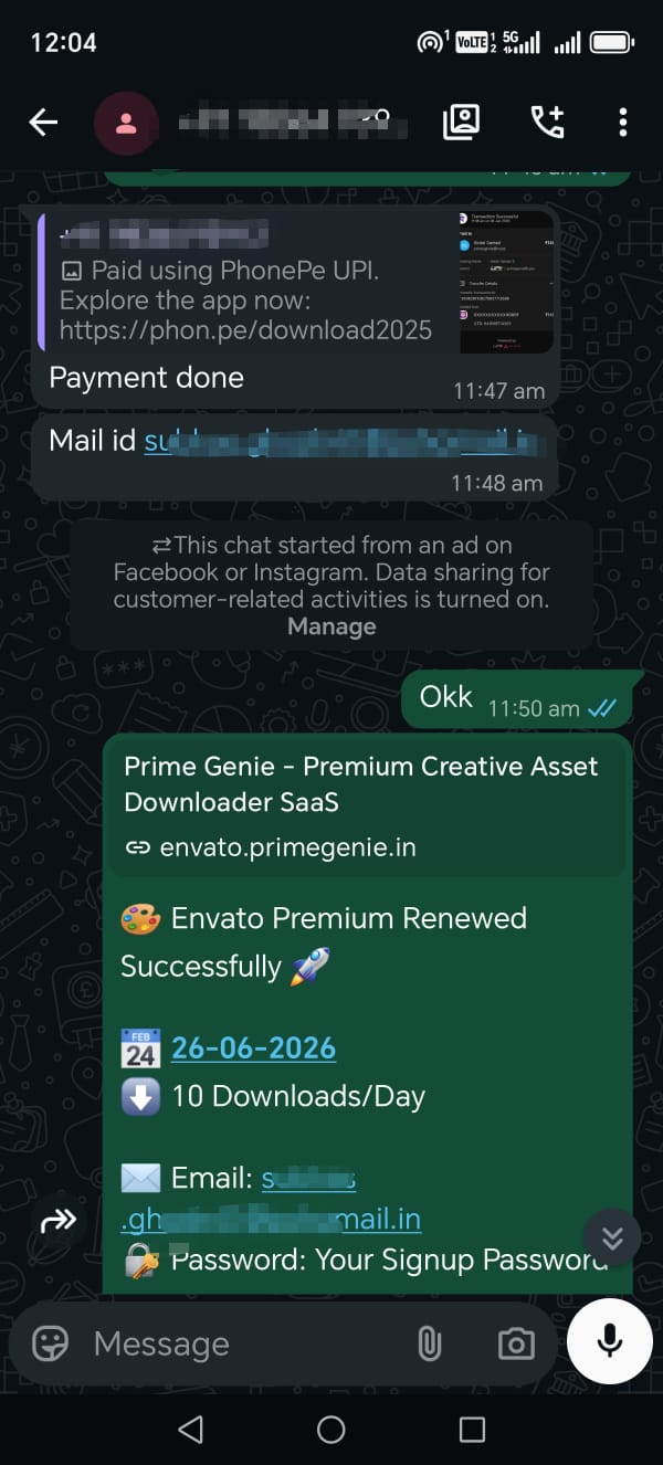 Prime Genie Group Buy designer tools subscription customer activation proof screenshot 47